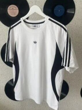 Adidas Originals Trefoil 3-Stripes Panel T-Shirt White/Black